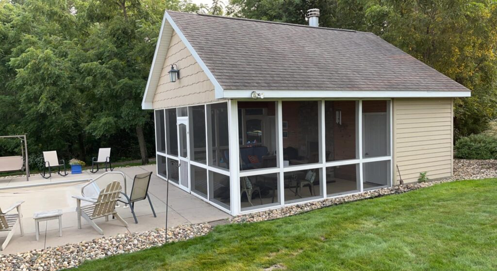 About screened in porch